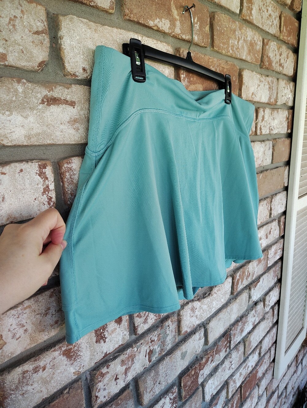 Old Navy PowerSoft Skort XXL Extra High Waisted Tennis Skirt Light Green Preppy - Picture 5 of 7